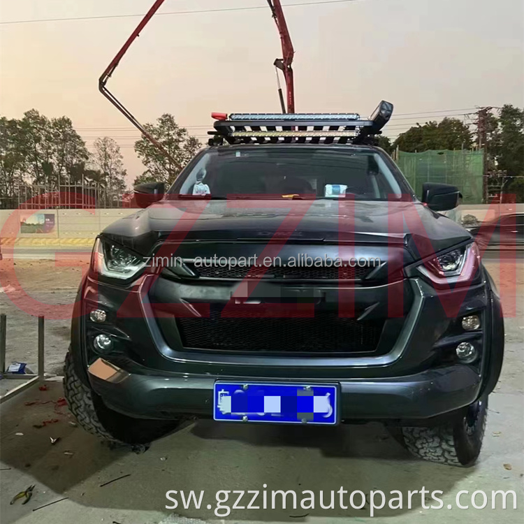 Vifaa vya gari Facelift Fender Front Bumper Bodykit ya Dmax 2021